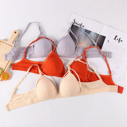 Women's Bra Thin Wireless Underwear Brassiere Sexy Lingerie Push up Bras Padded Soft Bra Crop Top Bralette Female